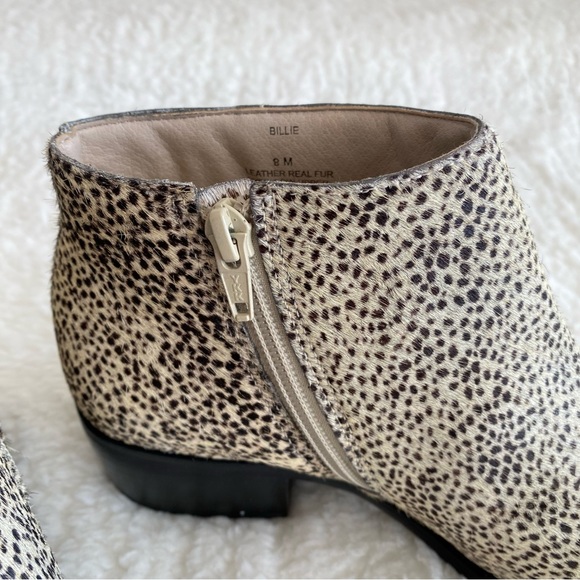 Matisse NWOT Billie Boots Cheetah Cowhair, Leather Real Fur Dyed Cow Upper, 8 M - Picture 7 of 10